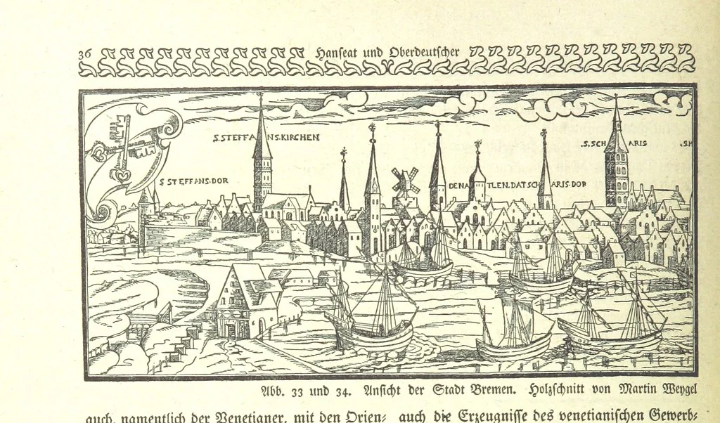 An illustration from Monographien zur deutschen Kulturgeschichte, herausgegeben von G. Steinhausen, 1899, leaf 44
