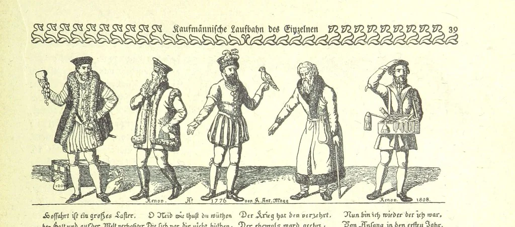 An illustration from Monographien zur deutschen Kulturgeschichte, herausgegeben von G. Steinhausen, 1899, leaf 47