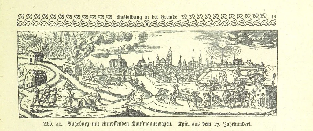 An illustration from Monographien zur deutschen Kulturgeschichte, herausgegeben von G. Steinhausen, 1899, leaf 53