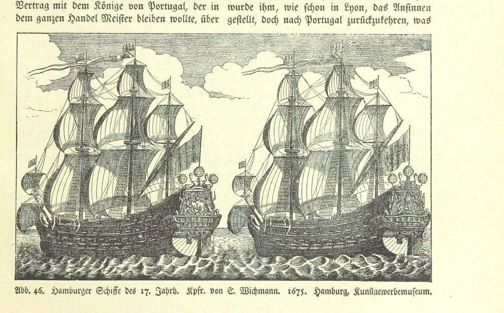 An illustration from Monographien zur deutschen Kulturgeschichte, herausgegeben von G. Steinhausen, 1899, leaf 57