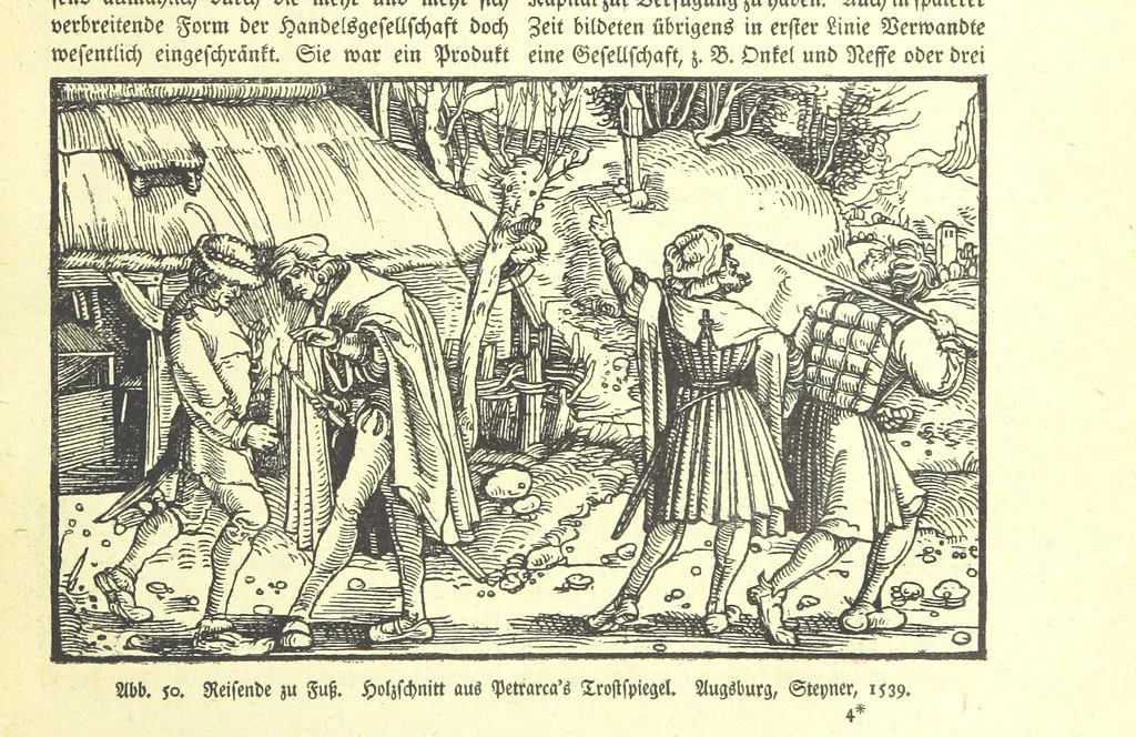 An illustration from Monographien zur deutschen Kulturgeschichte, herausgegeben von G. Steinhausen, 1899, leaf 61