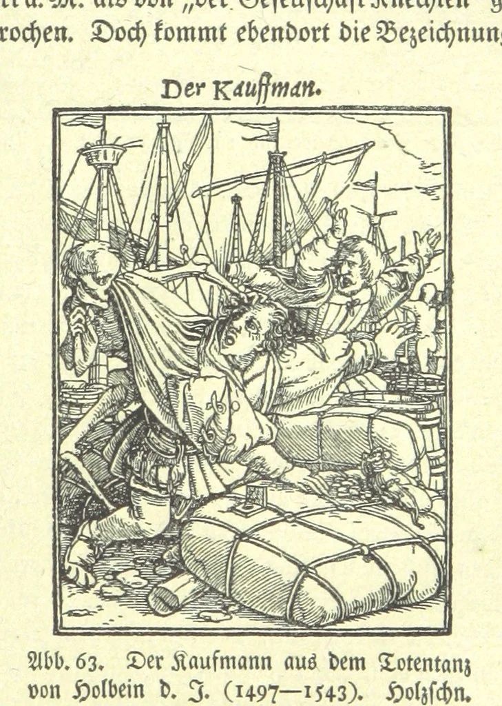 An illustration from Monographien zur deutschen Kulturgeschichte, herausgegeben von G. Steinhausen, 1899, leaf 75