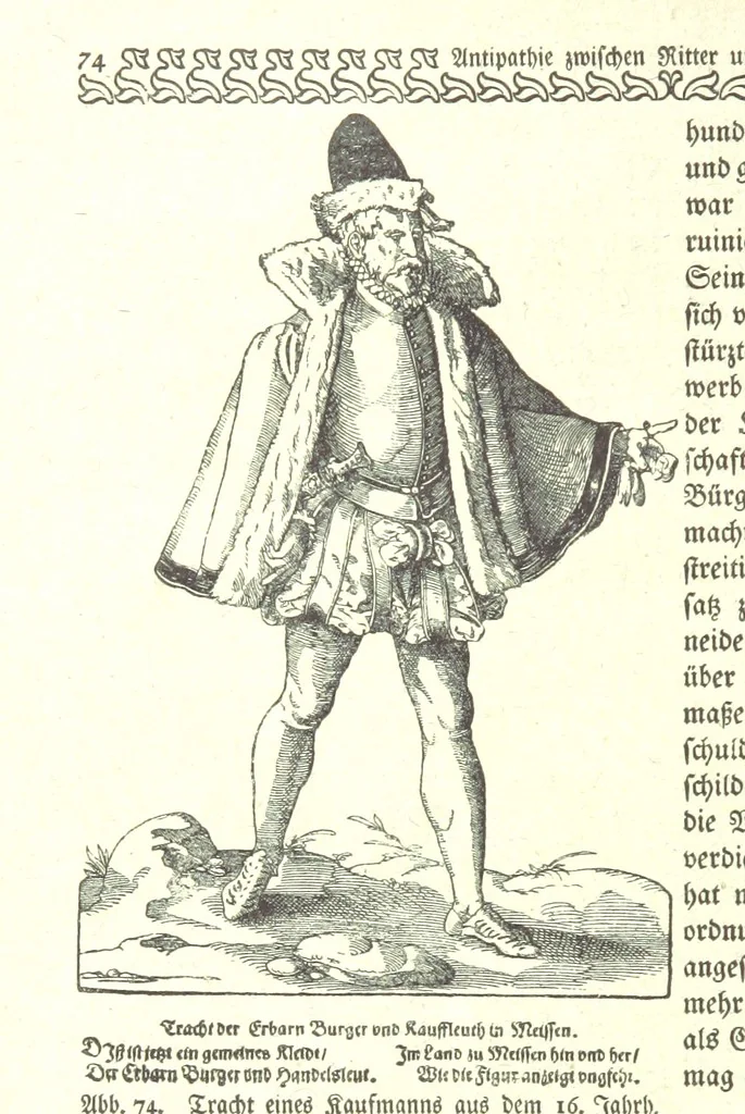 An illustration from Monographien zur deutschen Kulturgeschichte, herausgegeben von G. Steinhausen, 1899, leaf 94