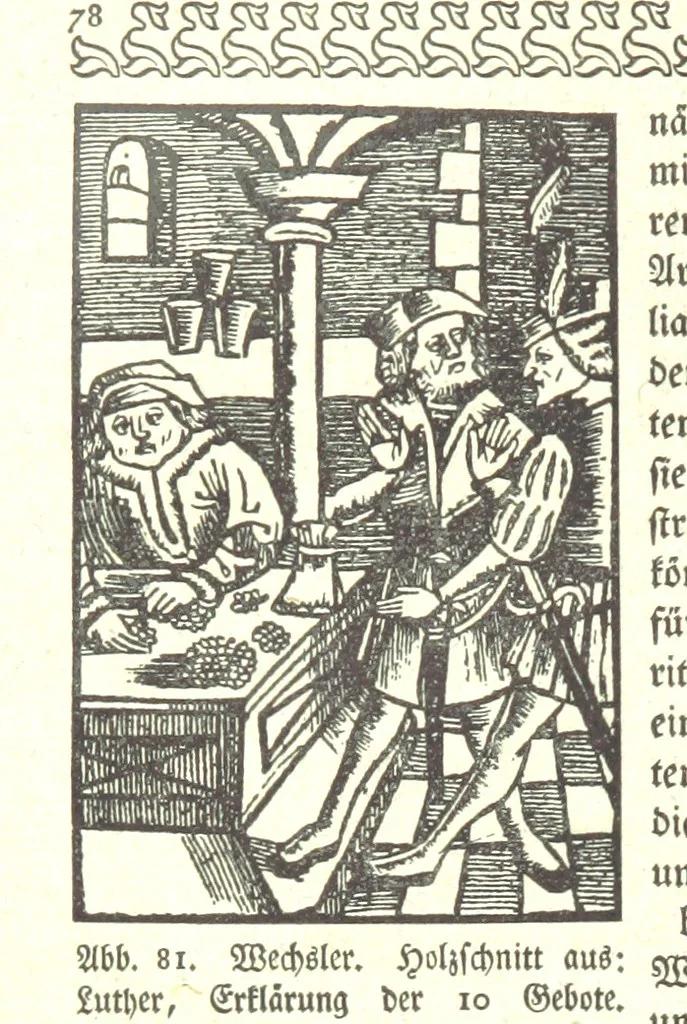 An illustration from Monographien zur deutschen Kulturgeschichte, herausgegeben von G. Steinhausen, 1899, leaf 98