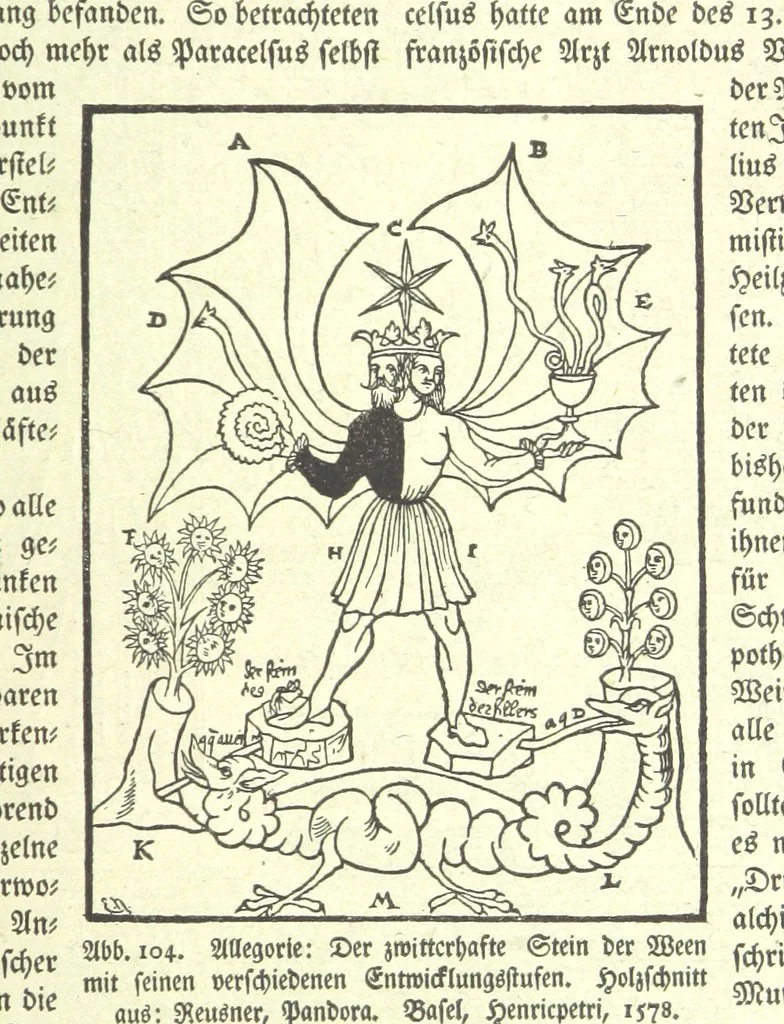 An illustration from Monographien zur deutschen Kulturgeschichte, herausgegeben von G. Steinhausen, 1899, leaf 103