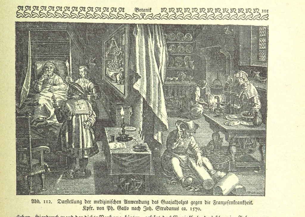 An illustration from Monographien zur deutschen Kulturgeschichte, herausgegeben von G. Steinhausen, 1899, leaf 111
