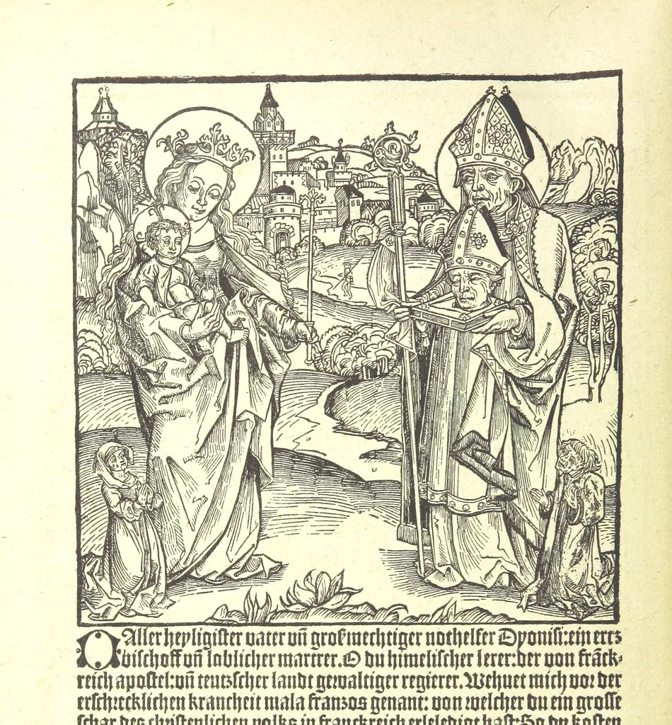 An illustration from Monographien zur deutschen Kulturgeschichte, herausgegeben von G. Steinhausen, 1899, leaf 12