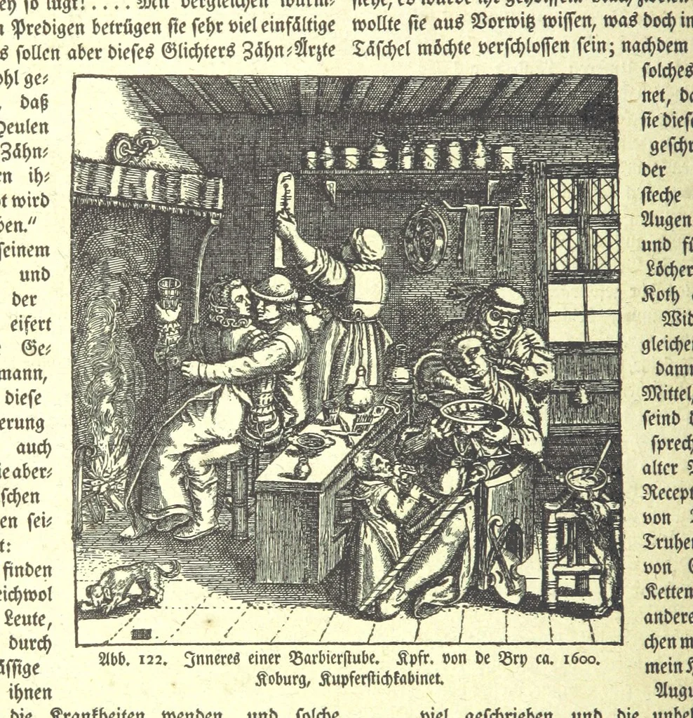 An illustration from Monographien zur deutschen Kulturgeschichte, herausgegeben von G. Steinhausen, 1899, leaf 120