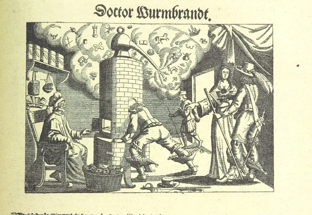 An illustration from Monographien zur deutschen Kulturgeschichte, herausgegeben von G. Steinhausen, 1899, leaf 121