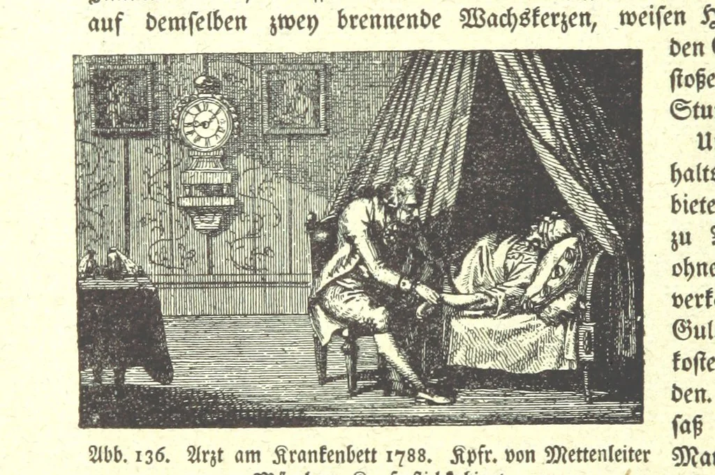 An illustration from Monographien zur deutschen Kulturgeschichte, herausgegeben von G. Steinhausen, 1899, leaf 134
