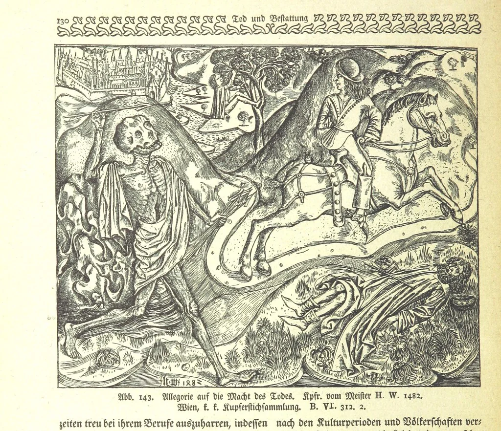 An illustration from Monographien zur deutschen Kulturgeschichte, herausgegeben von G. Steinhausen, 1899, leaf 140