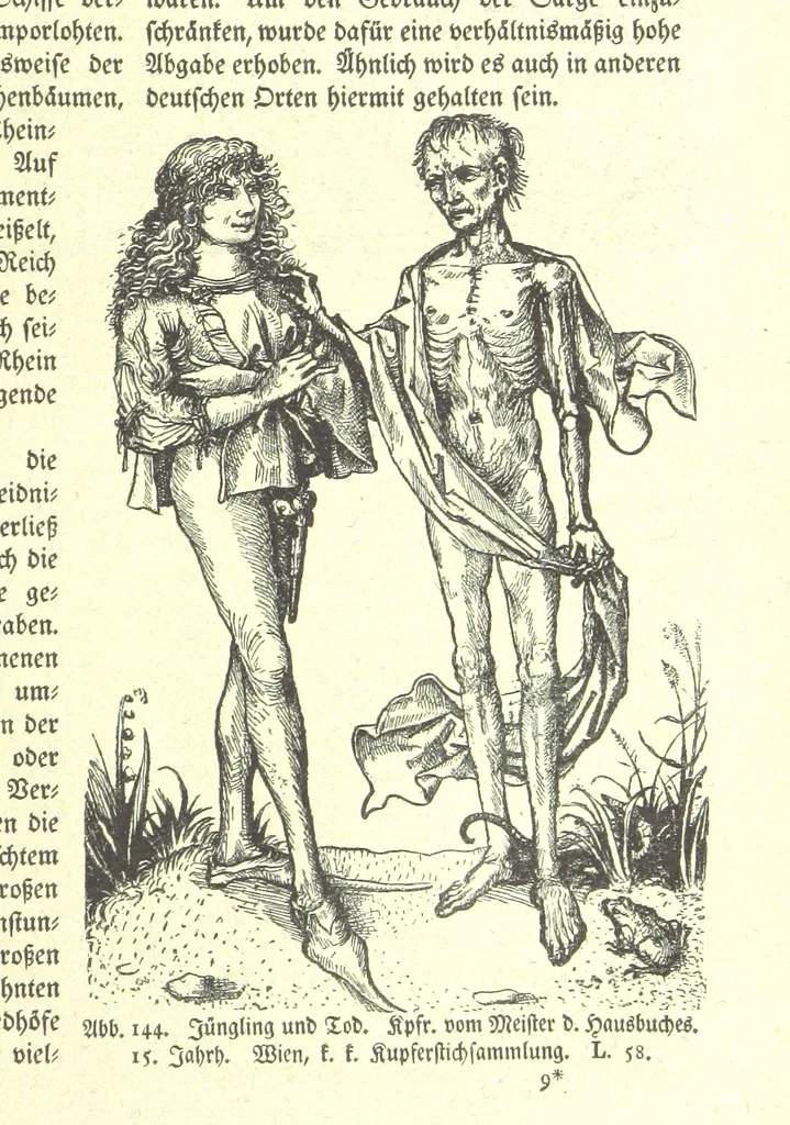 An illustration from Monographien zur deutschen Kulturgeschichte, herausgegeben von G. Steinhausen, 1899, leaf 141