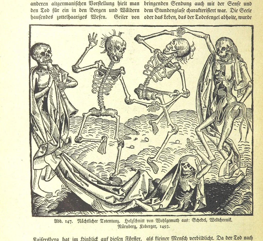 An illustration from Monographien zur deutschen Kulturgeschichte, herausgegeben von G. Steinhausen, 1899, leaf 144