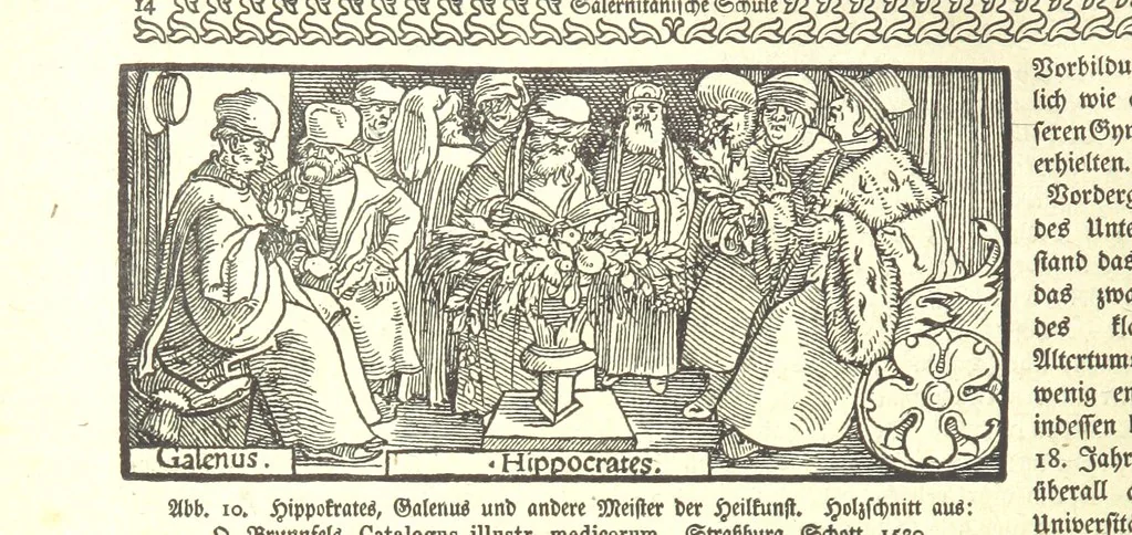 An illustration from Monographien zur deutschen Kulturgeschichte, herausgegeben von G. Steinhausen, 1899, leaf 16