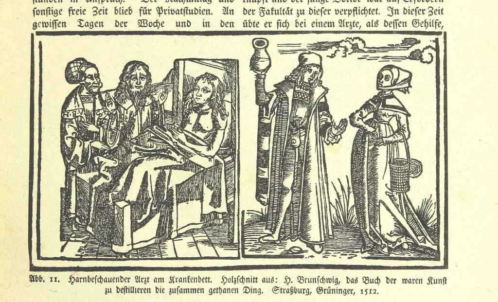 An illustration from Monographien zur deutschen Kulturgeschichte, herausgegeben von G. Steinhausen, 1899, leaf 17
