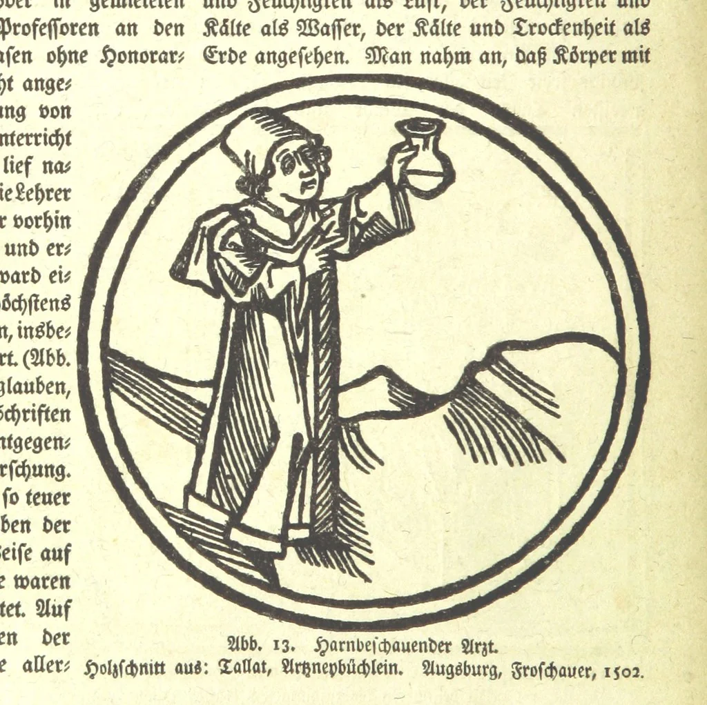 An illustration from Monographien zur deutschen Kulturgeschichte, herausgegeben von G. Steinhausen, 1899, leaf 18