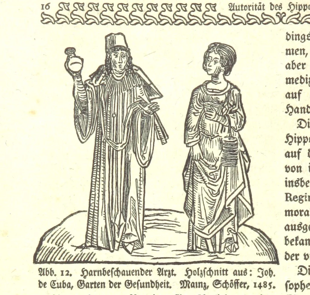 An illustration from Monographien zur deutschen Kulturgeschichte, herausgegeben von G. Steinhausen, 1899, leaf 18