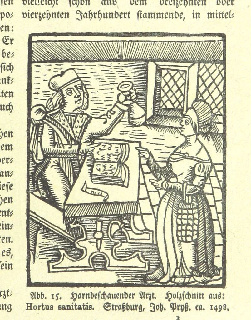 An illustration from Monographien zur deutschen Kulturgeschichte, herausgegeben von G. Steinhausen, 1899, leaf 19