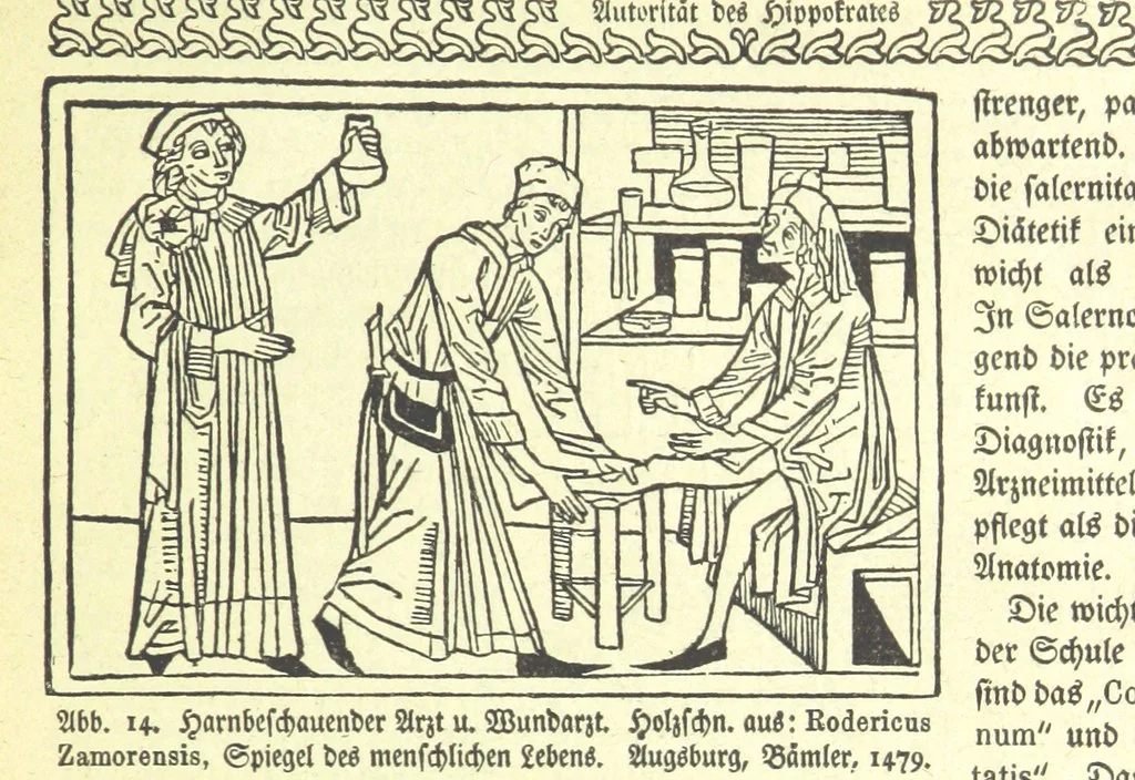 An illustration from Monographien zur deutschen Kulturgeschichte, herausgegeben von G. Steinhausen, 1899, leaf 19