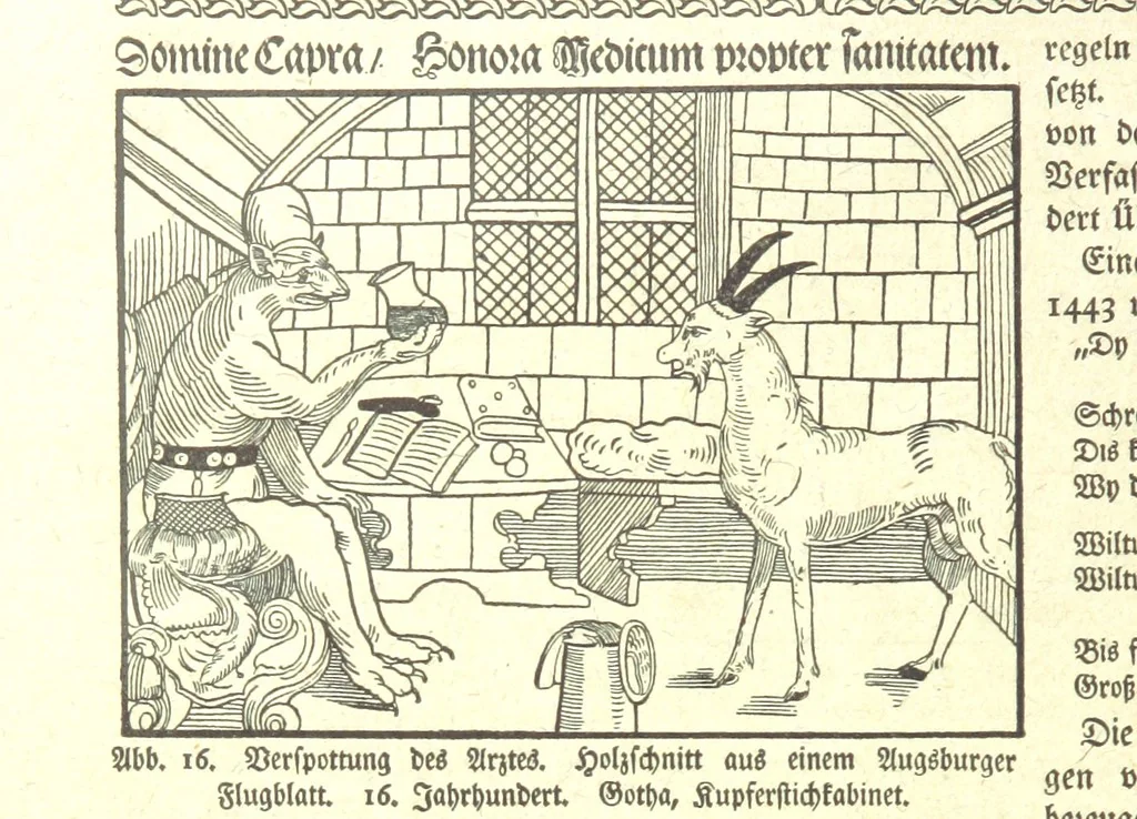 An illustration from Monographien zur deutschen Kulturgeschichte, herausgegeben von G. Steinhausen, 1899, leaf 20