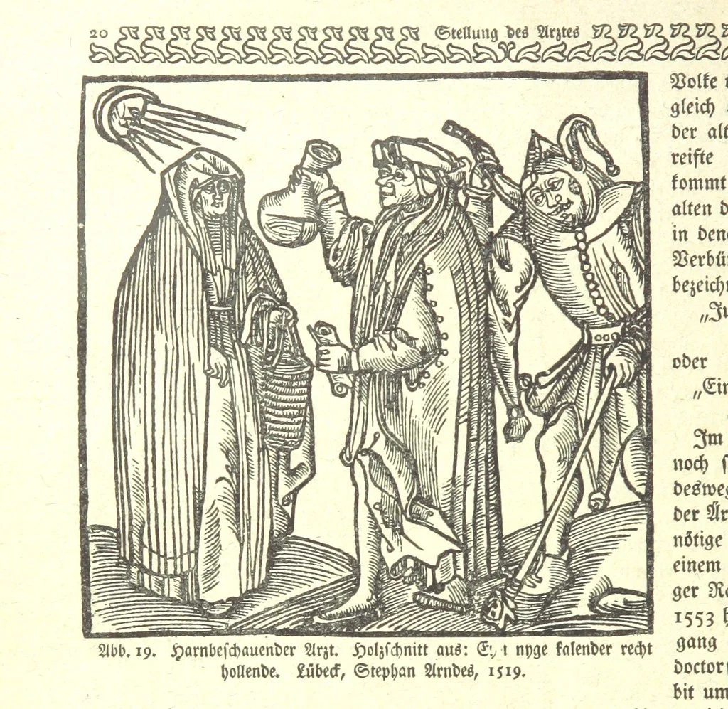 An illustration from Monographien zur deutschen Kulturgeschichte, herausgegeben von G. Steinhausen, 1899, leaf 22