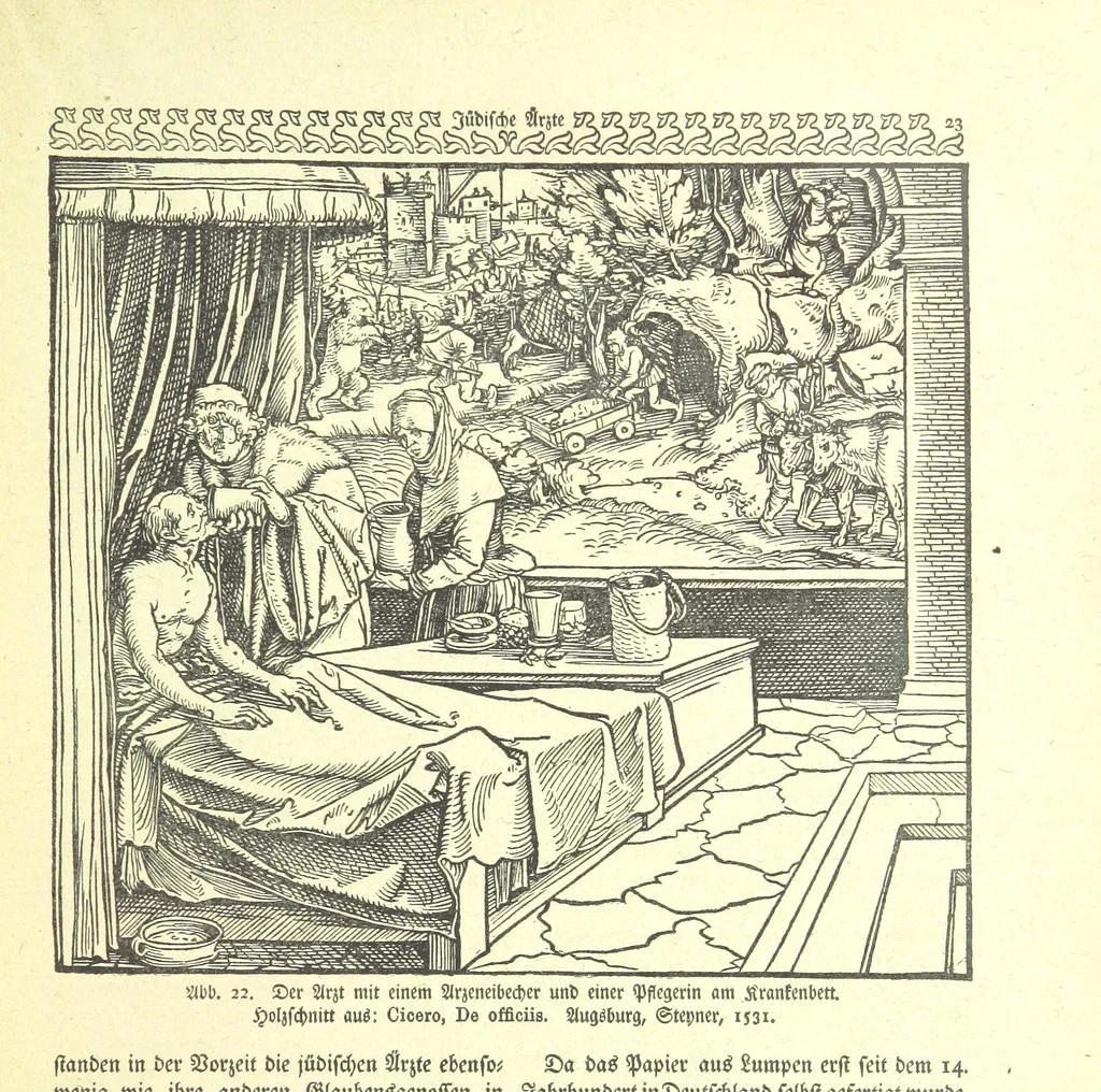 An illustration from Monographien zur deutschen Kulturgeschichte, herausgegeben von G. Steinhausen, 1899, leaf 25