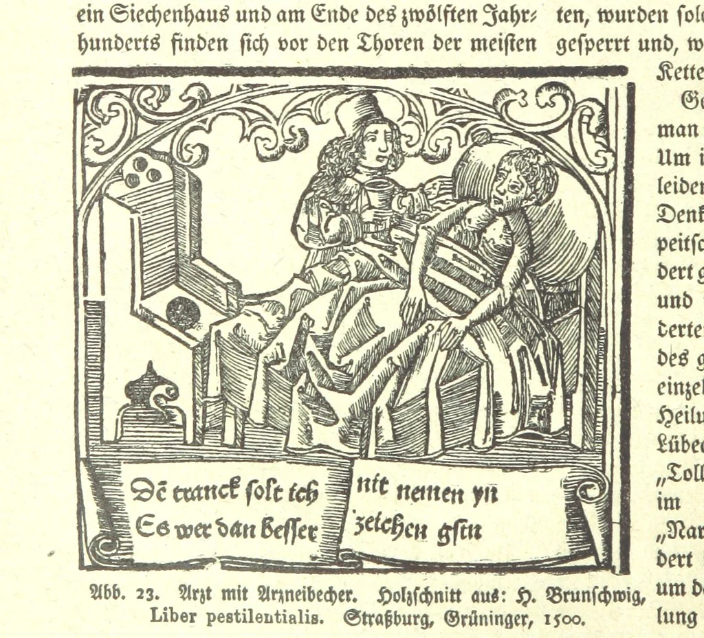 An illustration from Monographien zur deutschen Kulturgeschichte, herausgegeben von G. Steinhausen, 1899, leaf 26