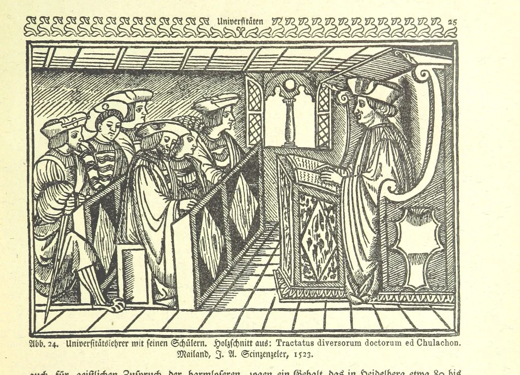 An illustration from Monographien zur deutschen Kulturgeschichte, herausgegeben von G. Steinhausen, 1899, leaf 27