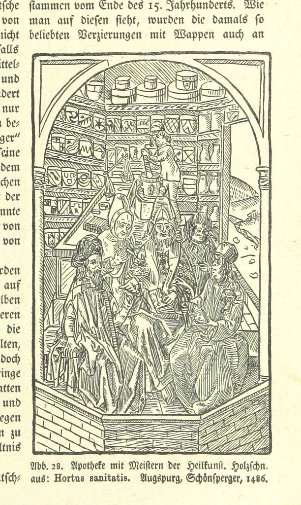 An illustration from Monographien zur deutschen Kulturgeschichte, herausgegeben von G. Steinhausen, 1899, leaf 31