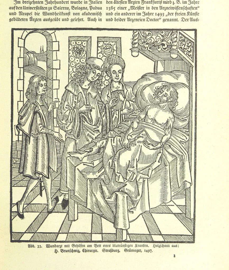 An illustration from Monographien zur deutschen Kulturgeschichte, herausgegeben von G. Steinhausen, 1899, leaf 35