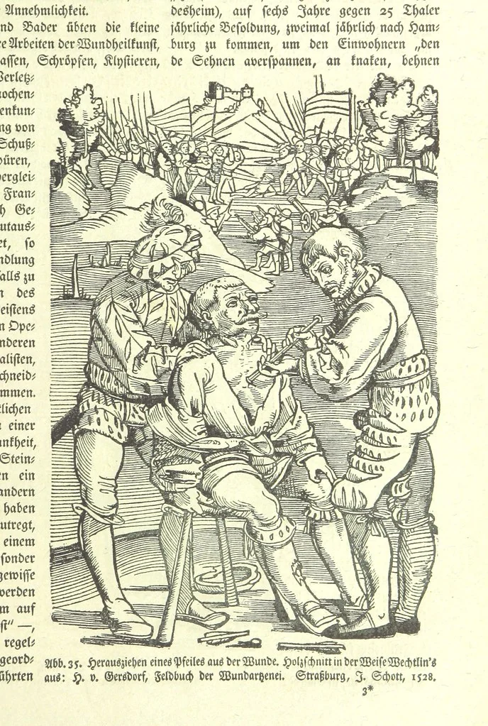 An illustration from Monographien zur deutschen Kulturgeschichte, herausgegeben von G. Steinhausen, 1899, leaf 37