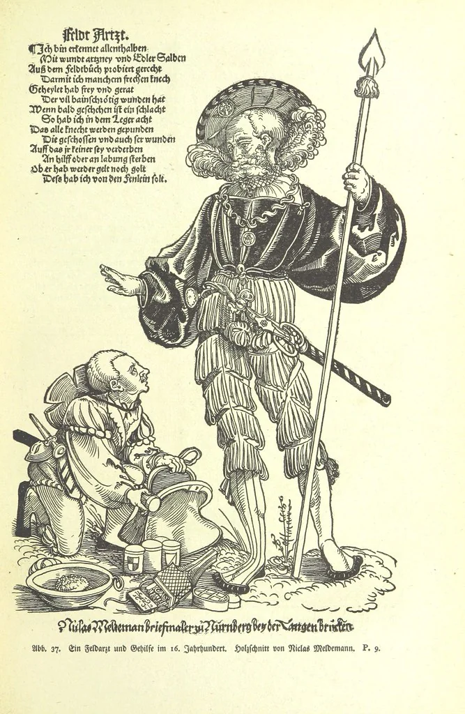 An illustration from Monographien zur deutschen Kulturgeschichte, herausgegeben von G. Steinhausen, 1899, leaf 39