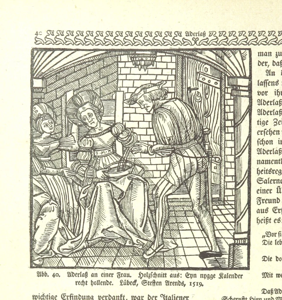 An illustration from Monographien zur deutschen Kulturgeschichte, herausgegeben von G. Steinhausen, 1899, leaf 42