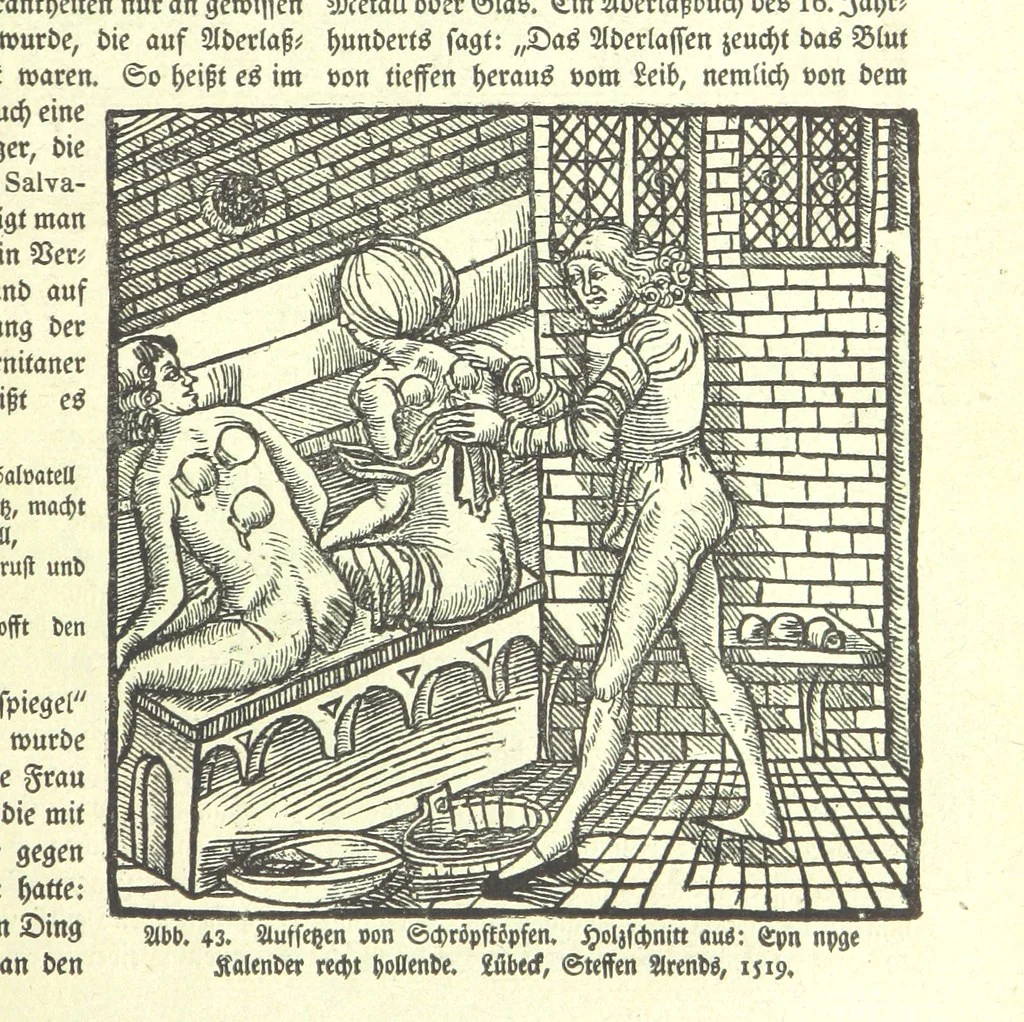 An illustration from Monographien zur deutschen Kulturgeschichte, herausgegeben von G. Steinhausen, 1899, leaf 45