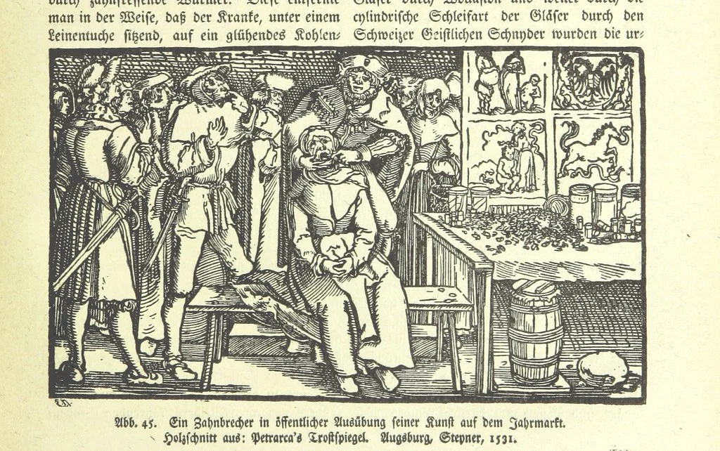 An illustration from Monographien zur deutschen Kulturgeschichte, herausgegeben von G. Steinhausen, 1899, leaf 47