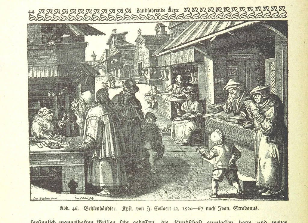 An illustration from Monographien zur deutschen Kulturgeschichte, herausgegeben von G. Steinhausen, 1899, leaf 48