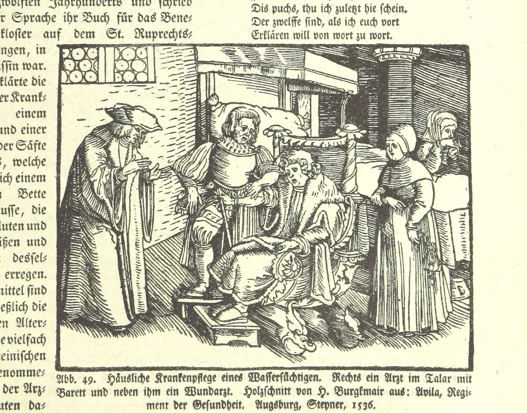 An illustration from Monographien zur deutschen Kulturgeschichte, herausgegeben von G. Steinhausen, 1899, leaf 51