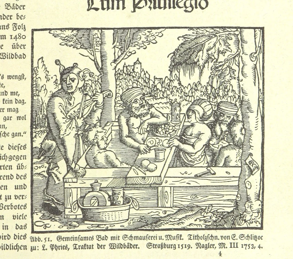An illustration from Monographien zur deutschen Kulturgeschichte, herausgegeben von G. Steinhausen, 1899, leaf 53