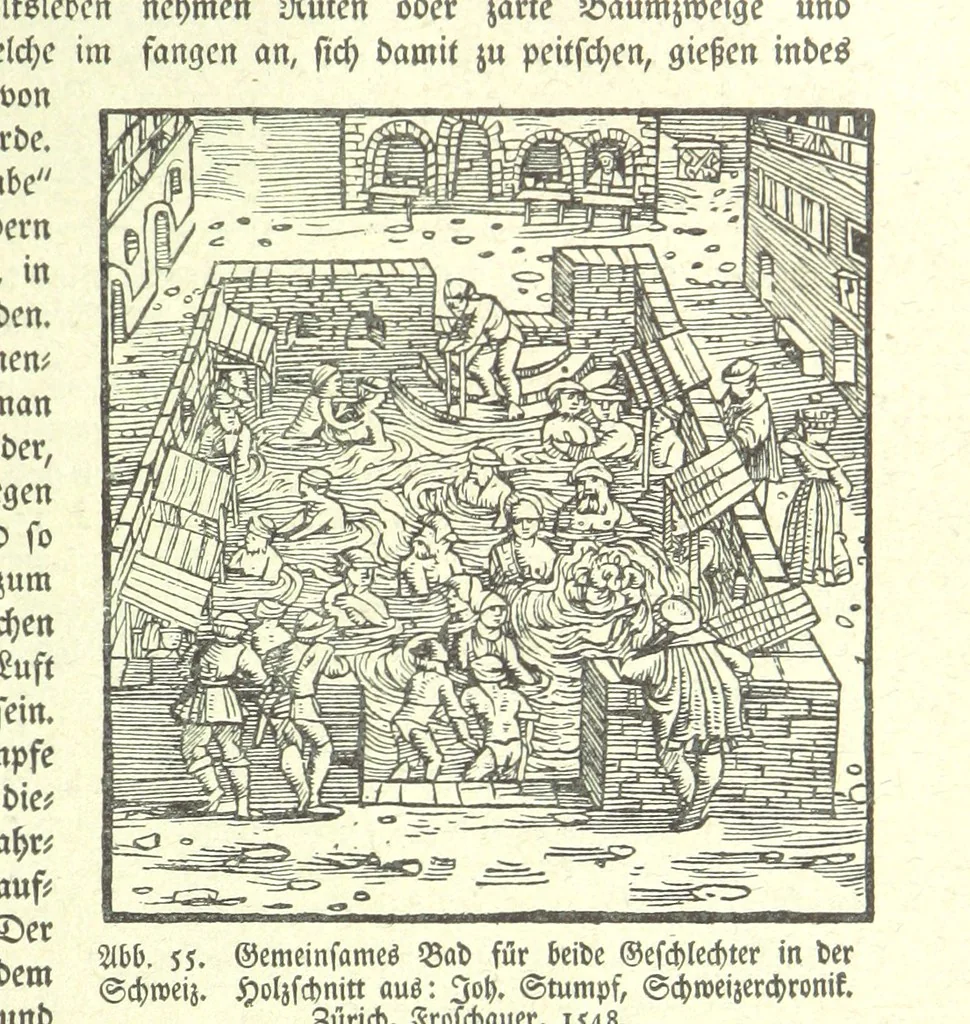 An illustration from Monographien zur deutschen Kulturgeschichte, herausgegeben von G. Steinhausen, 1899, leaf 55