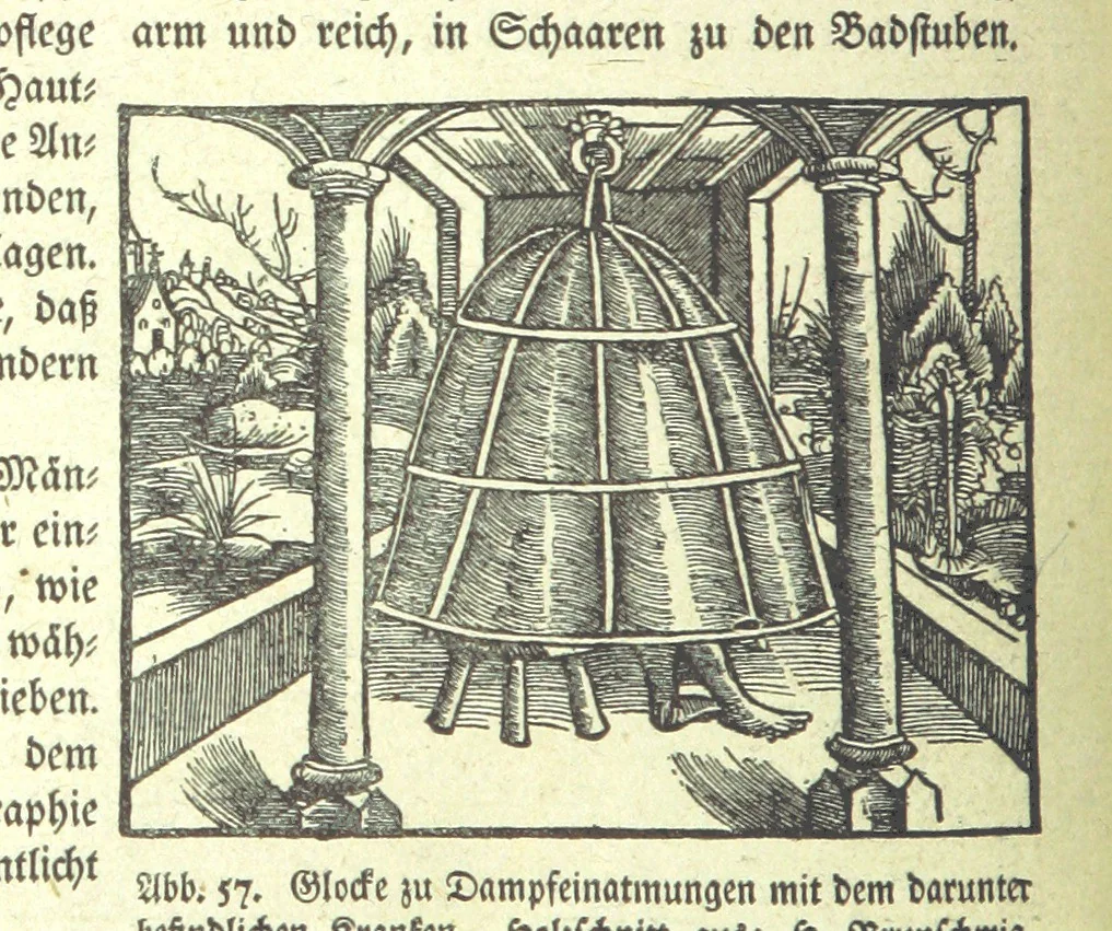 An illustration from Monographien zur deutschen Kulturgeschichte, herausgegeben von G. Steinhausen, 1899, leaf 56