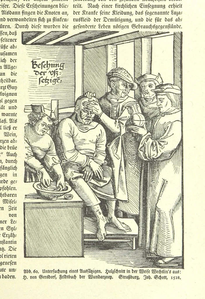 An illustration from Monographien zur deutschen Kulturgeschichte, herausgegeben von G. Steinhausen, 1899, leaf 59