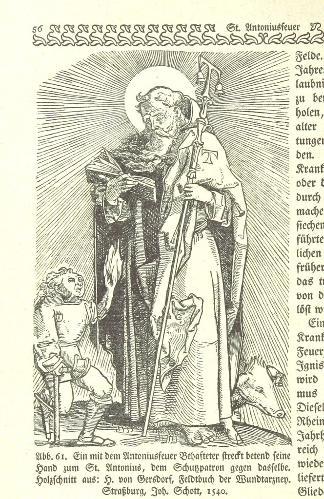 An illustration from Monographien zur deutschen Kulturgeschichte, herausgegeben von G. Steinhausen, 1899, leaf 60
