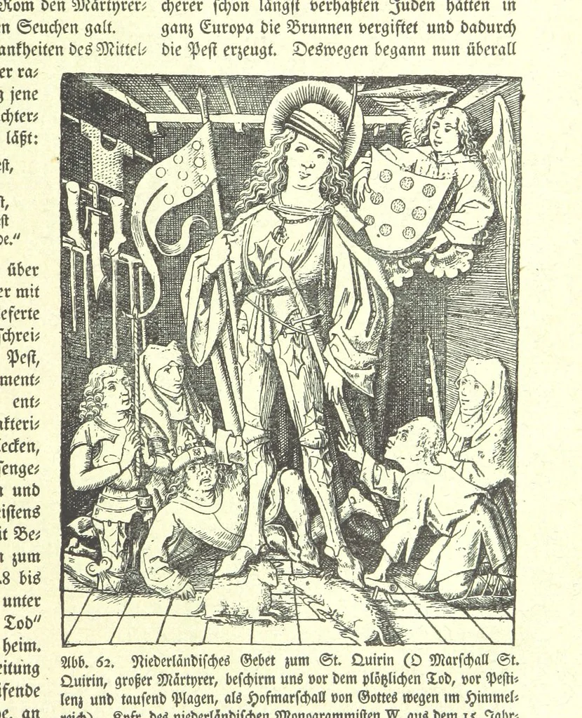 An illustration from Monographien zur deutschen Kulturgeschichte, herausgegeben von G. Steinhausen, 1899, leaf 65
