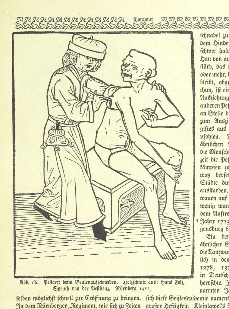 An illustration from Monographien zur deutschen Kulturgeschichte, herausgegeben von G. Steinhausen, 1899, leaf 69