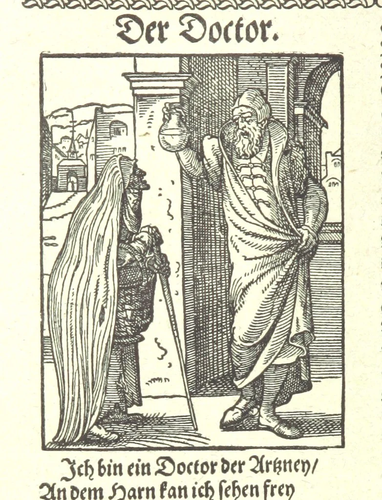 An illustration from Monographien zur deutschen Kulturgeschichte, herausgegeben von G. Steinhausen, 1899, leaf 74