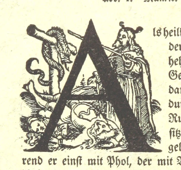 An illustration from Monographien zur deutschen Kulturgeschichte, herausgegeben von G. Steinhausen, 1899, leaf 8