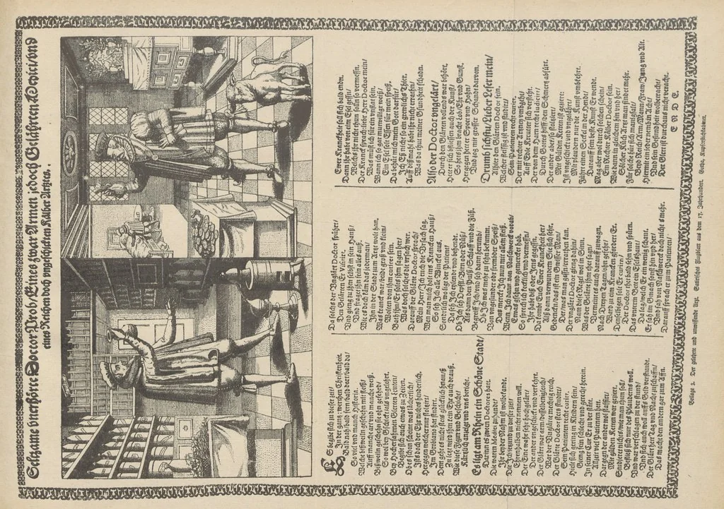 An illustration from Monographien zur deutschen Kulturgeschichte, herausgegeben von G. Steinhausen, 1899, leaf 81