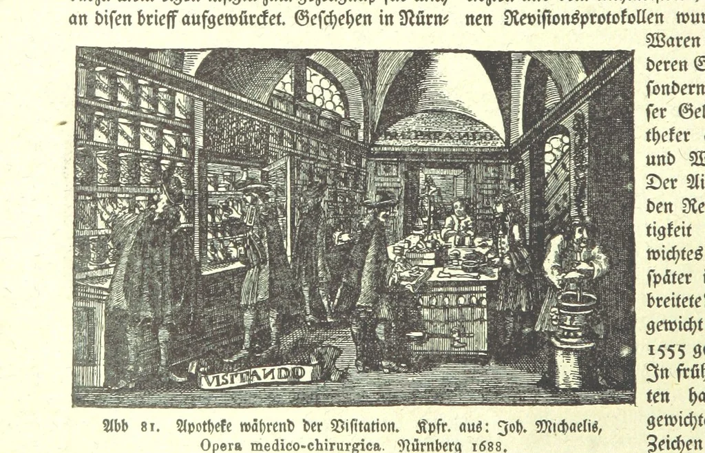 An illustration from Monographien zur deutschen Kulturgeschichte, herausgegeben von G. Steinhausen, 1899, leaf 84