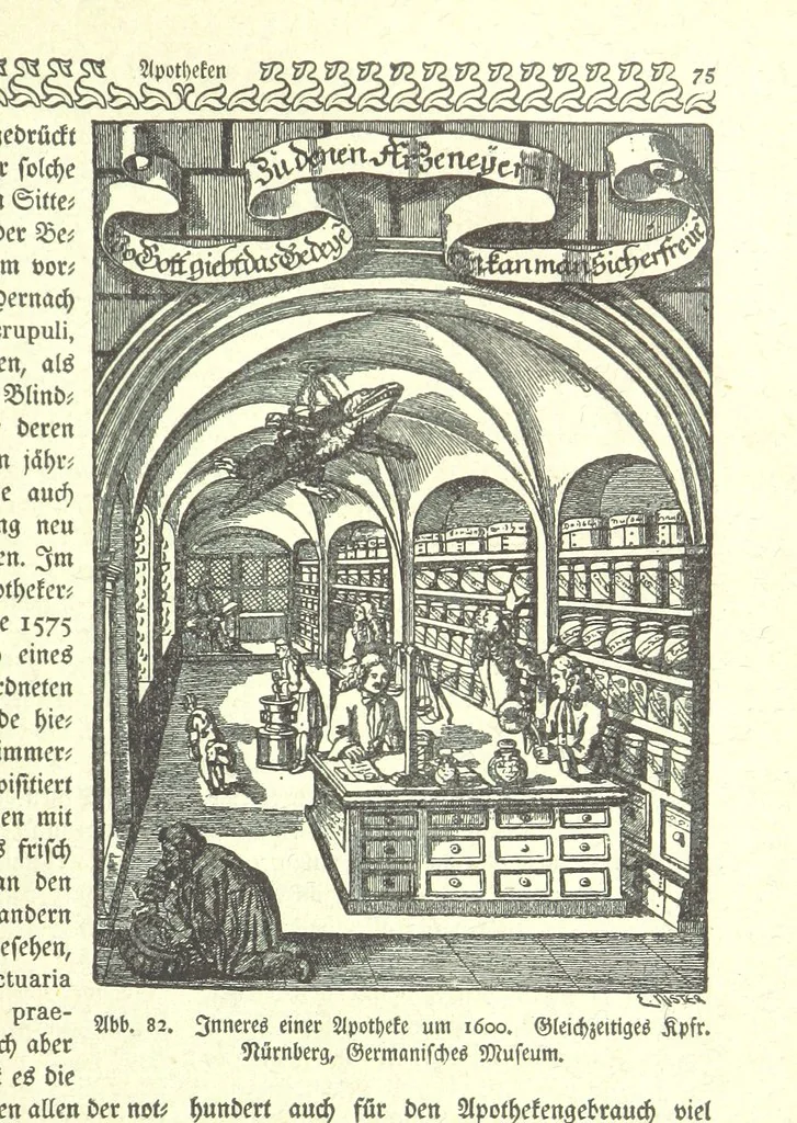 An illustration from Monographien zur deutschen Kulturgeschichte, herausgegeben von G. Steinhausen, 1899, leaf 85