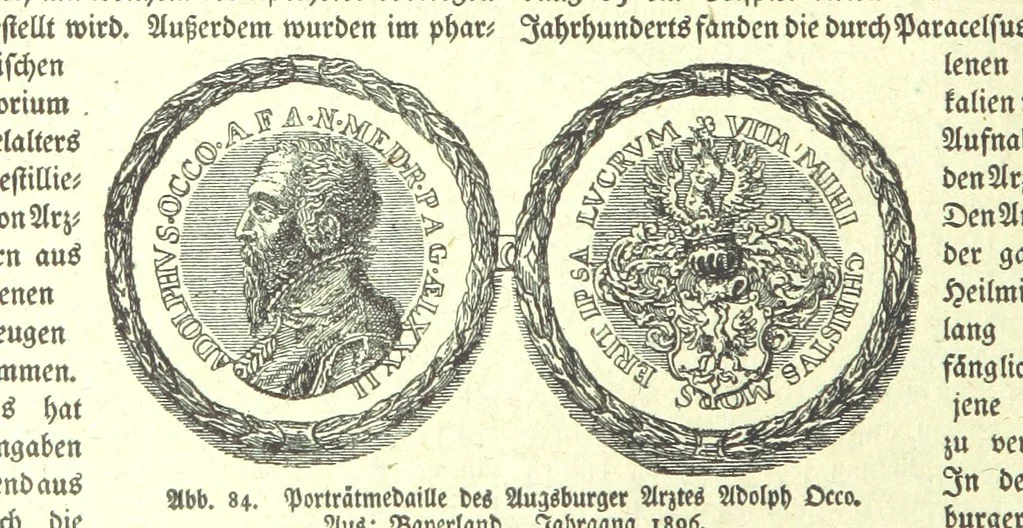 An illustration from Monographien zur deutschen Kulturgeschichte, herausgegeben von G. Steinhausen, 1899, leaf 86